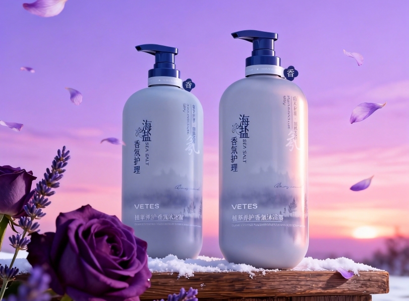 personal care and hair care bottle